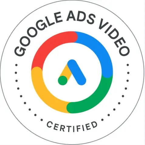 Badge Google Ads Video Certified de Lise Mary